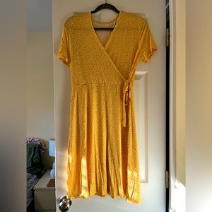 Faux Wrap Dress